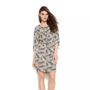 Vince Camuto animal print shirt dress